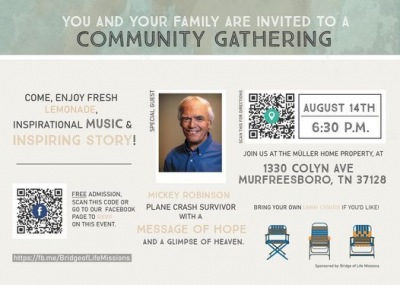 Community Gathering with Mickey Robinson